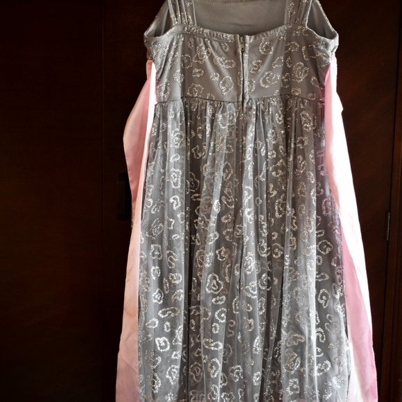 Glitter and Pink Ribbon Dress - Picture 5 of 6